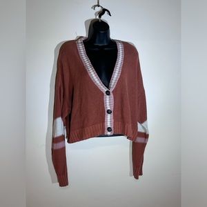 Orange cropped American Eagle Sweater size X-Large